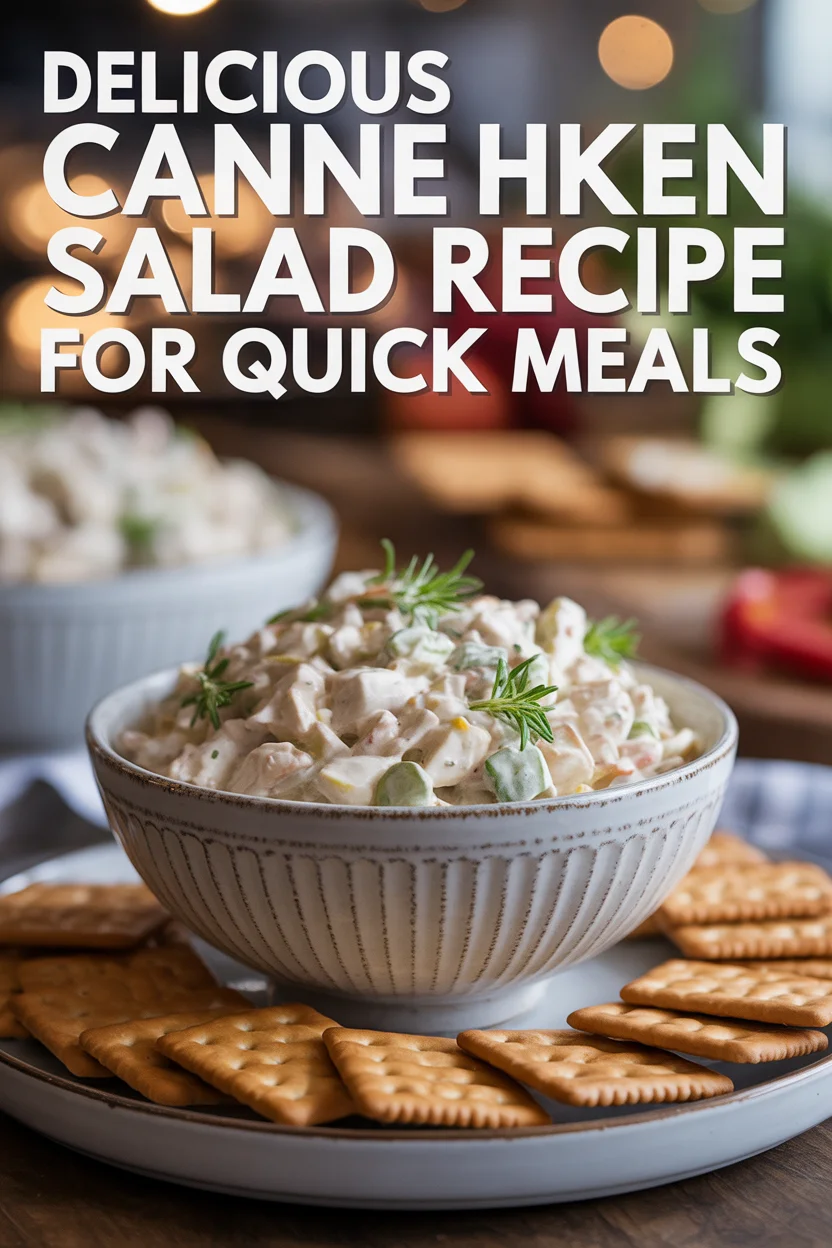 canned chicken salad recipe