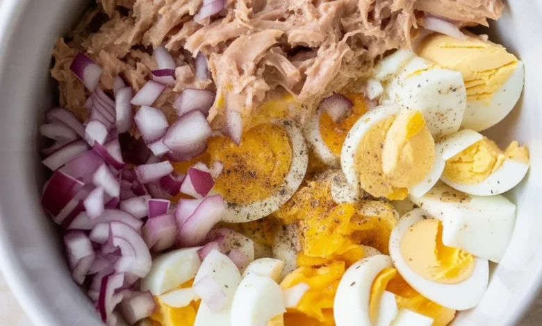 Delicious Tuna Salad Recipe with Egg for Quick Meals